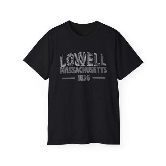 Lowell, MA - Line Art Tee
